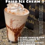 Fried Ice cream Shake